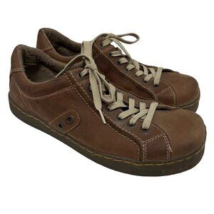 Dr Martens Mens Vintage 90s Olive Brown Leather Lace Up Sneakers Shoes US 11